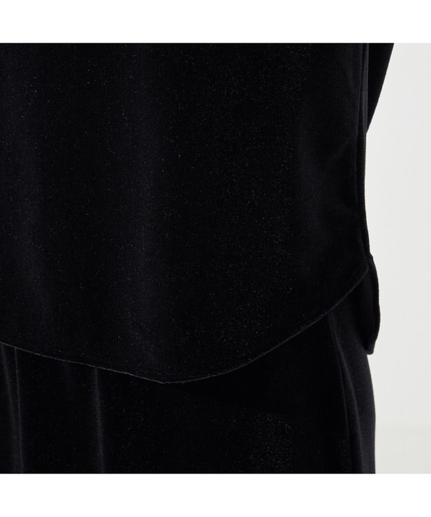 Chacott velour tops ブラック（ロベット）