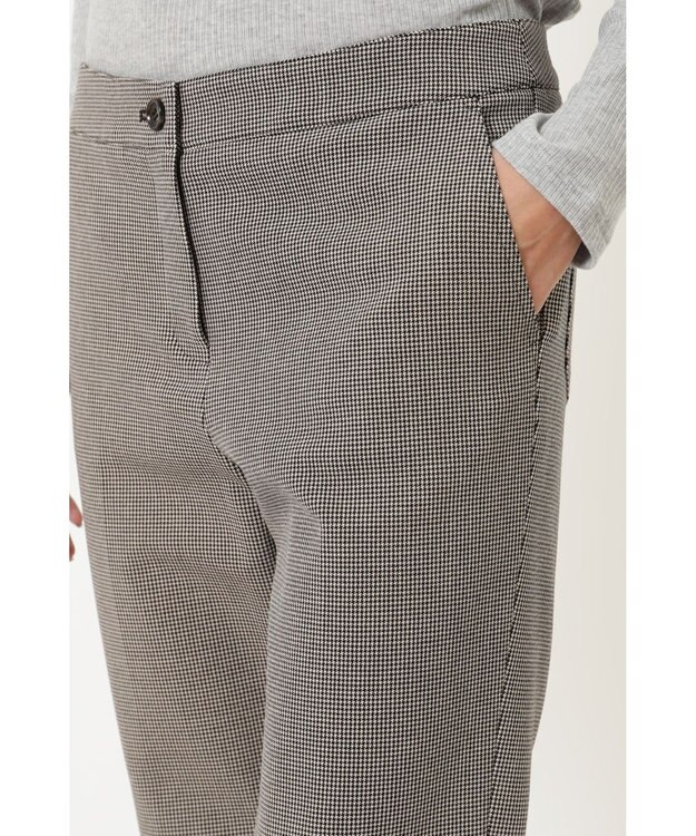 DAKS 裏起毛テーパードパンツ ブラウン