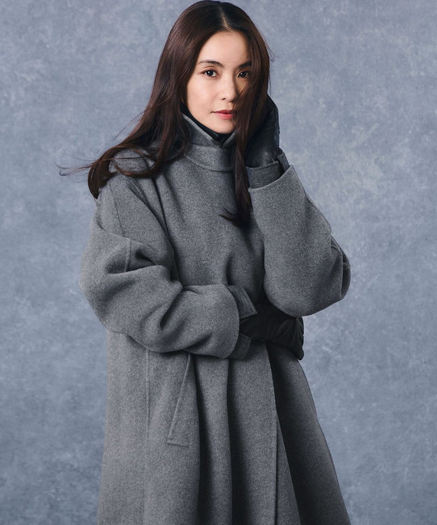 23区 L 【VERYベストアウター大賞「ロングアウター賞」受賞！/滝沢眞規子さん着用】 MANTECOPure リバー チェスターコート ミディアムグレー系