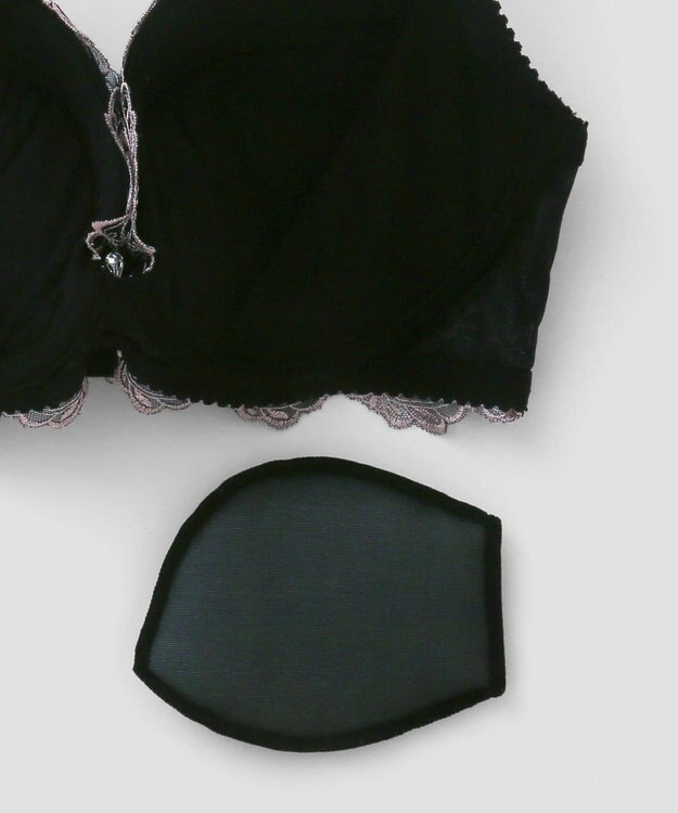 San-ai Resort（三愛水着楽園） 【エレガントコレクション2404】単品ブラHIカップ  【northerly】 ブラック