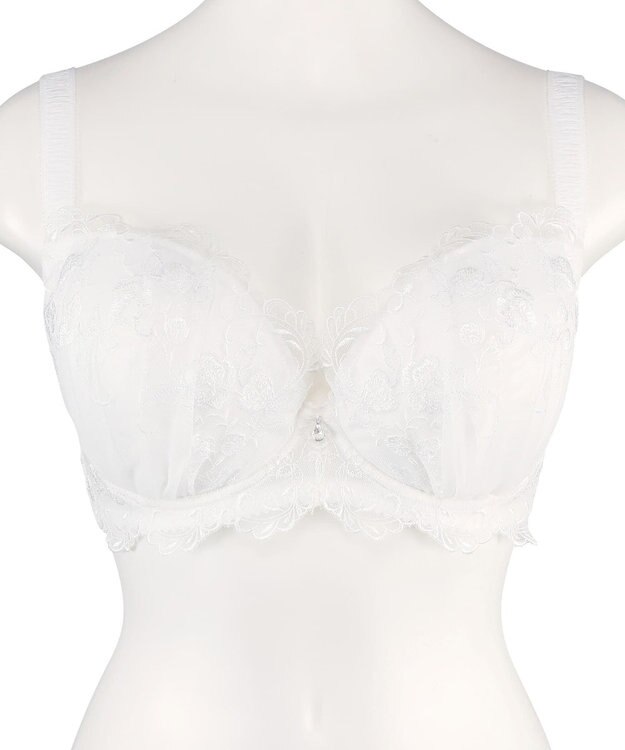 San-ai Resort（三愛水着楽園） 【エレガントコレクション2404】単品ブラHIカップ  【northerly】 ホワイト