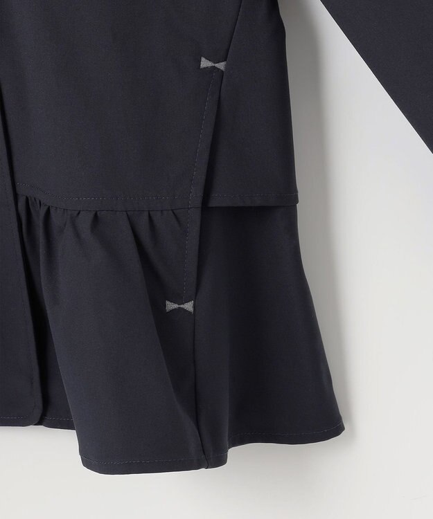 組曲 KIDS 【110-140㎝】【撥水】フリル マウンパ ネイビー