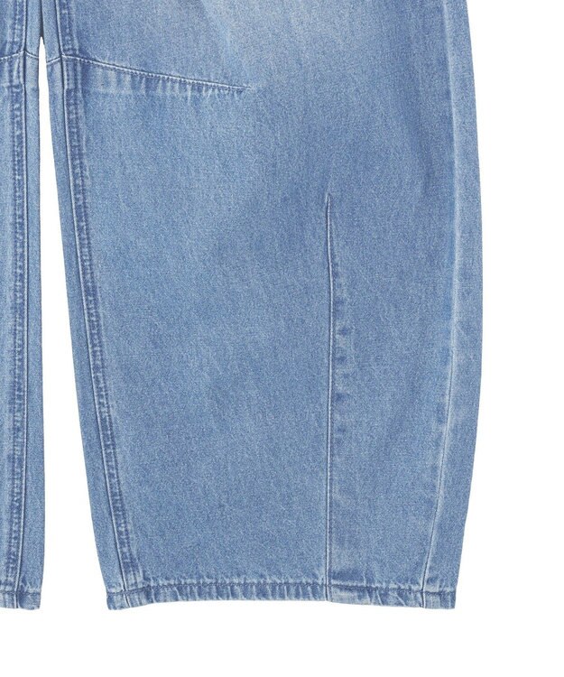 Green Parks ウエストタックコクーンデニムパンツ Light Indigo