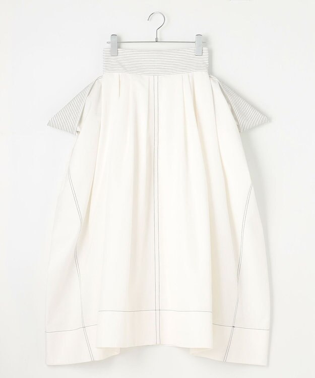 #Newans ドロップスクエアスカート ホワイト