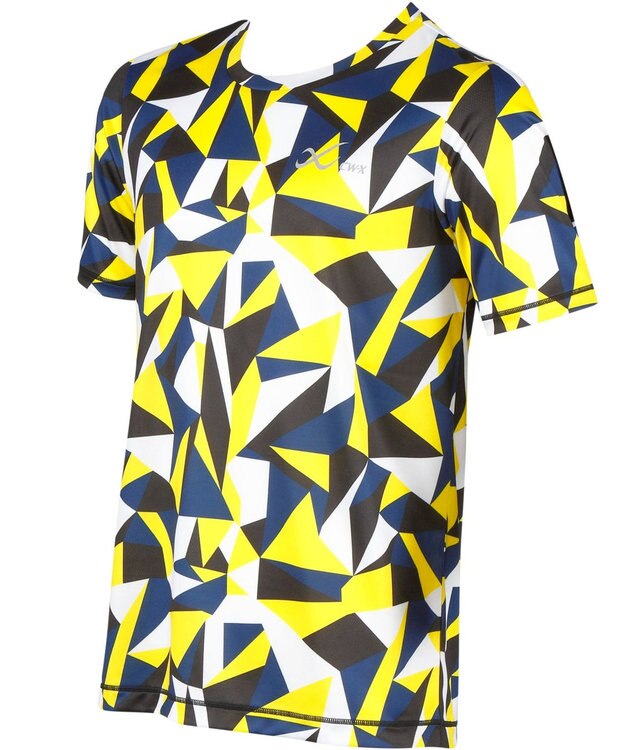 CW-X 【MEN】 CW-X アウター トップス 半袖 吸汗速乾 UVカット率90％以上 DLO135 /ワコール イエロー