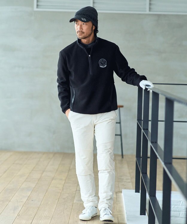 23区GOLF 【MEN】ストレッチ中綿パンツ アイボリー系