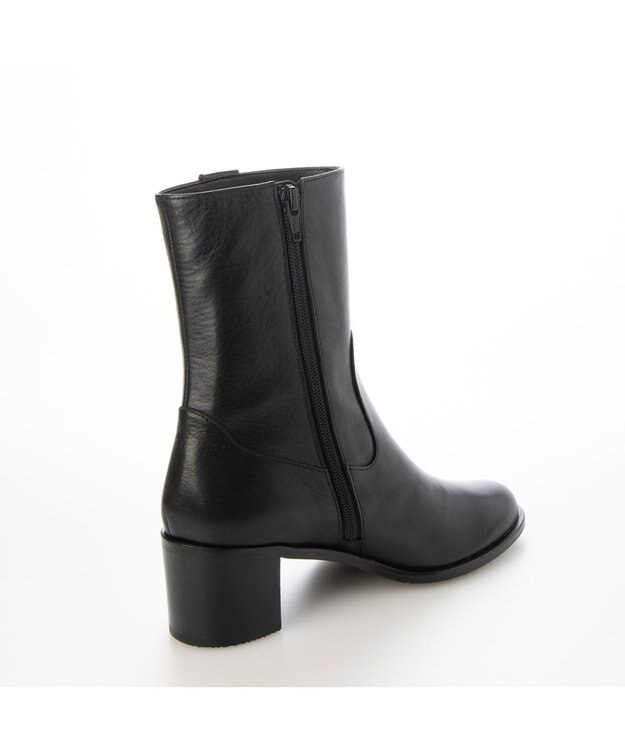 ing <ing>カジュアルハーフブーツ ブラック