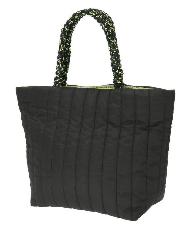 Green Parks ・ＴＯＲＣＨ　ロープキルトバッグ Black