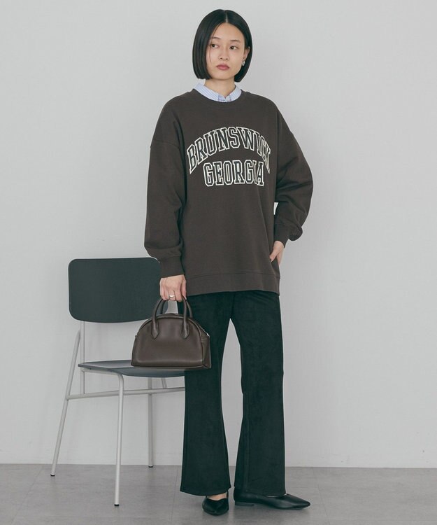 AMERICAN HOLIC 【WEB限定】BRUNSWICK GEORGIA BIGスウェット Brown