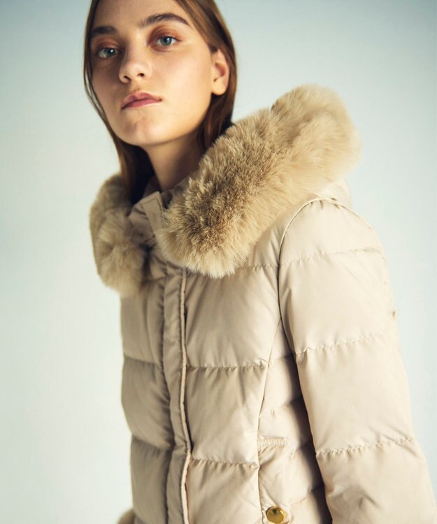 GRACE CONTINENTAL コンパクトダウンジャケット ベージュ