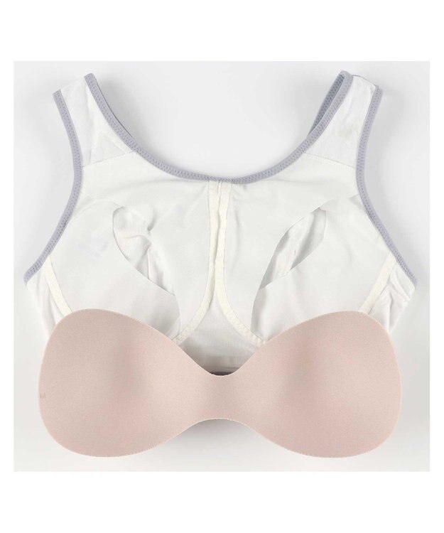 une nana cool MADE WITH 阪神タイガース ナイトアップブラ GY