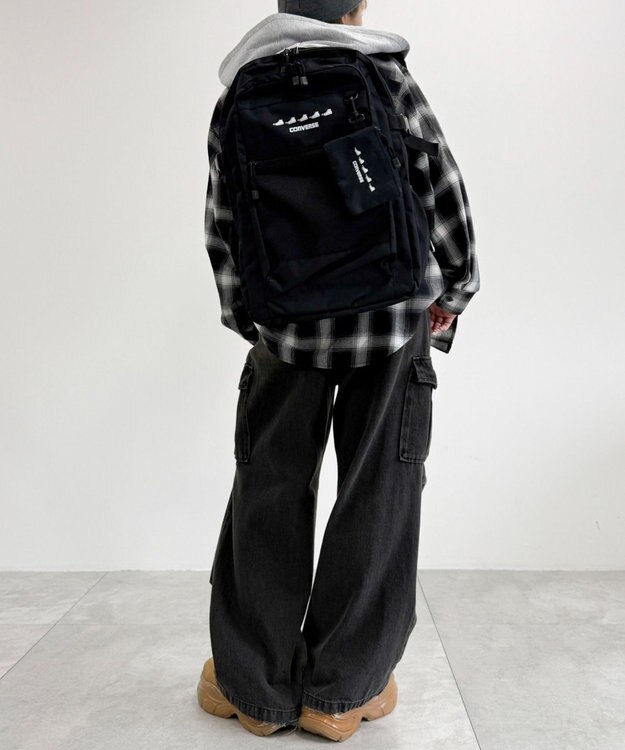 WEGO 【ユニセックス着用ITEM】CONVERSE SNEAKERS PRINT BACK PACK ホワイト