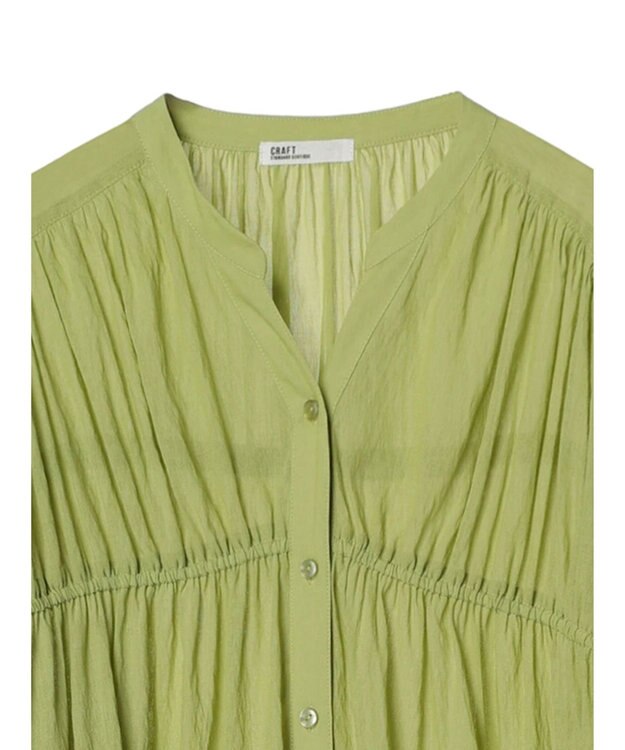 CRAFT STANDARD BOUTIQUE ヴィンテージボイルシャーリングシャツ Lime Green