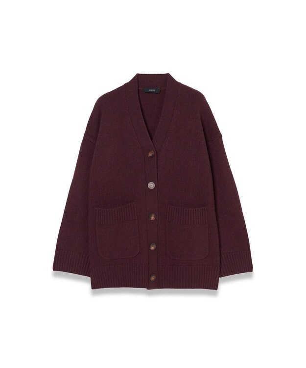 JOSEPH 【洗える】リュクスカシミヤカーディガン Maraschino