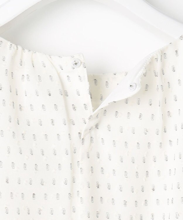 J.PRESS LADIES S カットジャカードプリント カットソー オフベース系