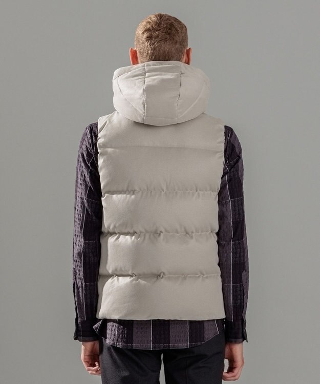 JOSEPH HOMME コマスエード　ダウンベスト アイボリー系