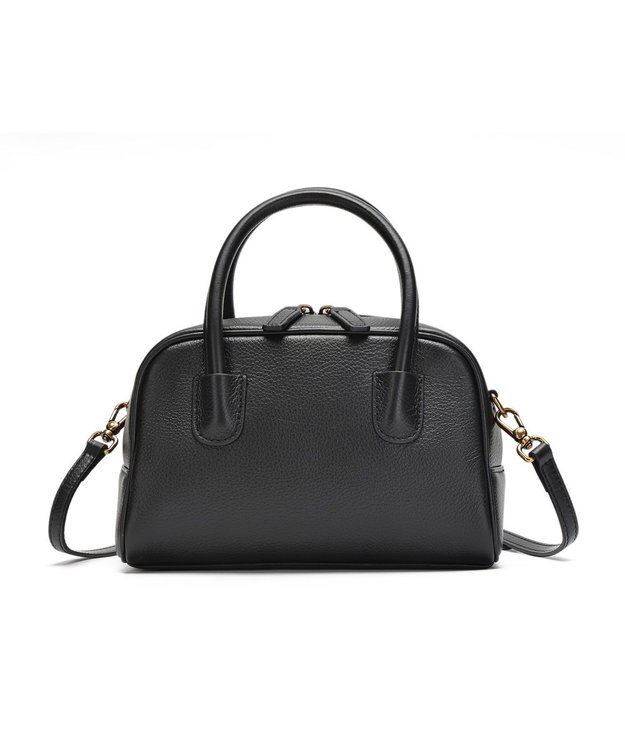 style code [Lyrss/リルス]牛革　ボストンバッグ ブラック