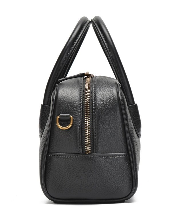 style code [Lyrss/リルス]牛革　ボストンバッグ ブラック