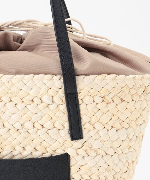 LA BAGAGERIE 【メイズ】ワイドバスケット ブラック