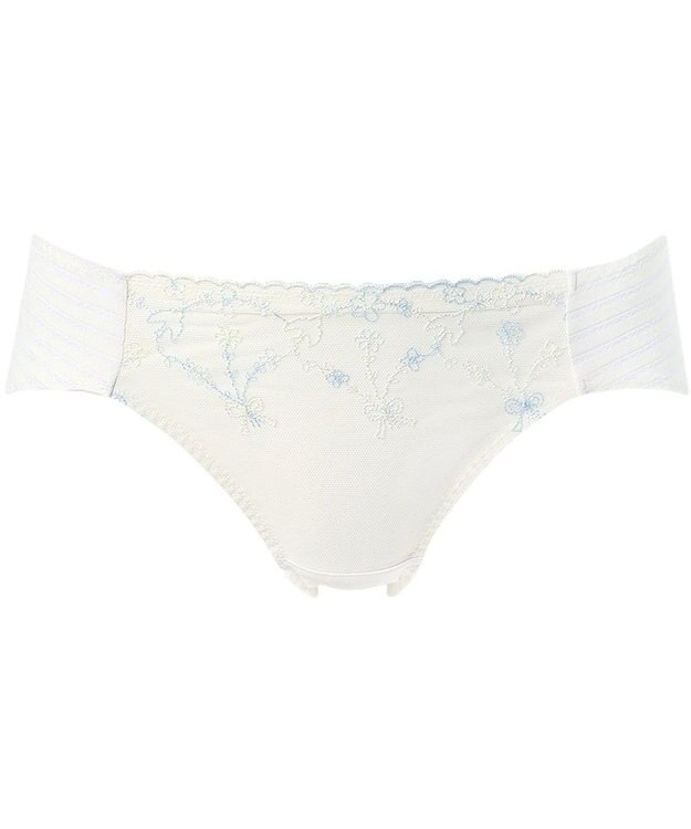 Wing ジュニア ショーツ Wing Teen RB6136とペア オーガニックコットン混 (後ろ身生地部) はきこみ丈あさめ RJ6136 ウイング／ワコール グレイッシュブルー