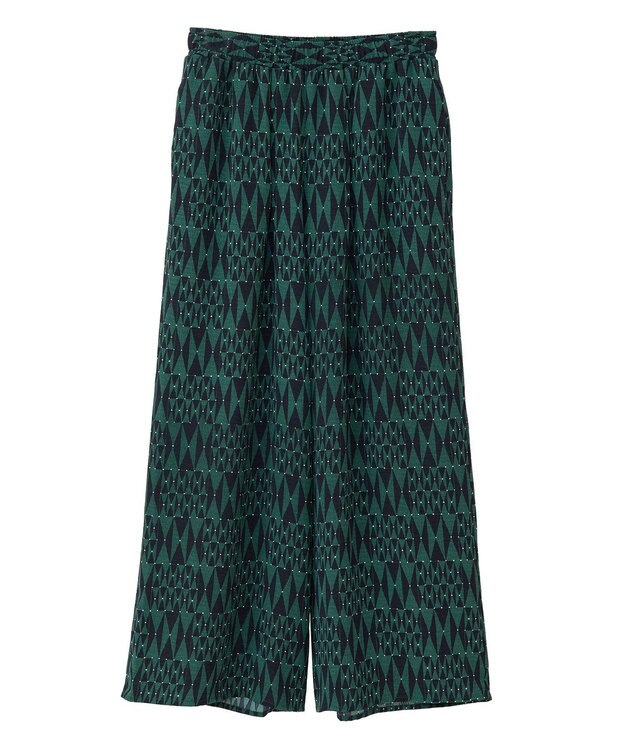 Green Parks 柄イージーパンツⅠ（ワイド） Green