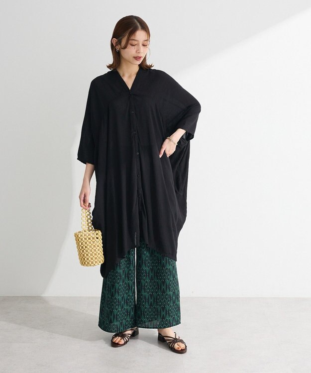 Green Parks 柄イージーパンツⅠ（ワイド） Green