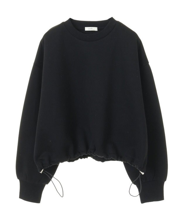 earth music&ecology ドロストヘムスウェット Black