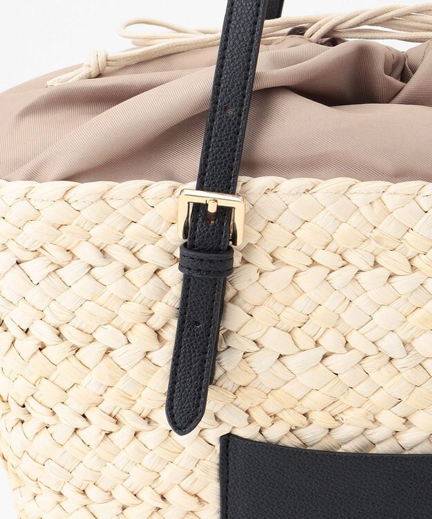 LA BAGAGERIE 【メイズ】ワイドバスケット ブラック