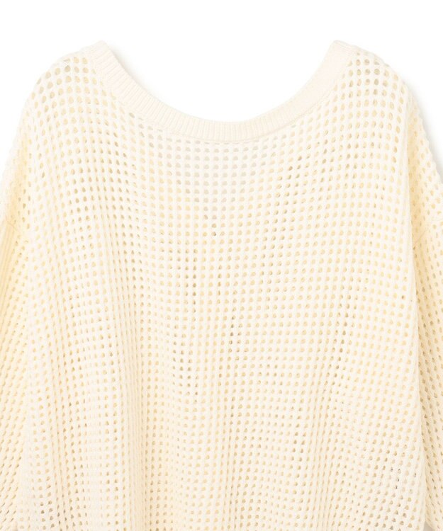 GRACE CONTINENTAL メッシュドルマン2WAYニット ホワイト