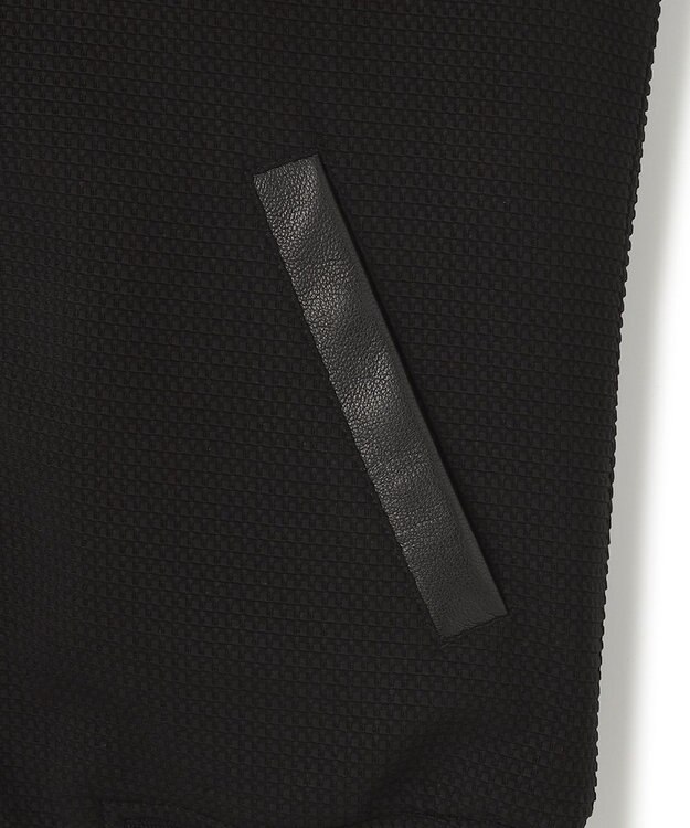 JOSEPH HOMME ライトタックブロックレザー　ブロッキングブルゾン ブラック系