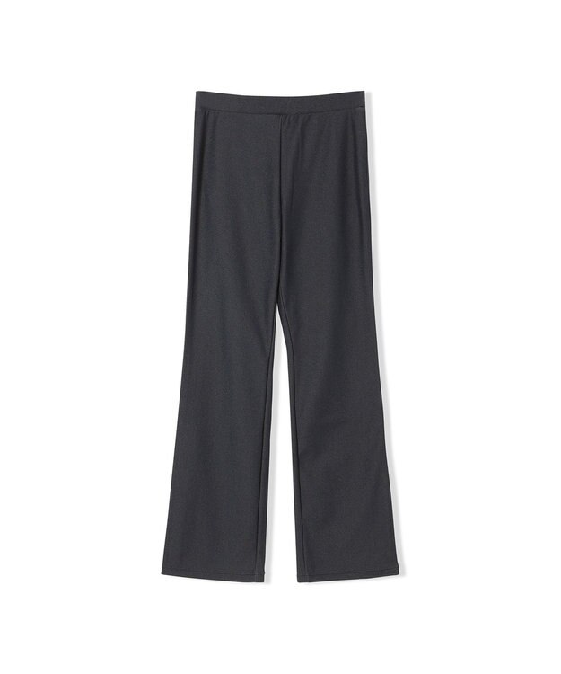 Chacott デニム調ブーツカットパンツ ネイビー