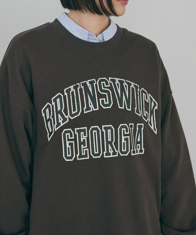 AMERICAN HOLIC 【WEB限定】BRUNSWICK GEORGIA BIGスウェット Brown