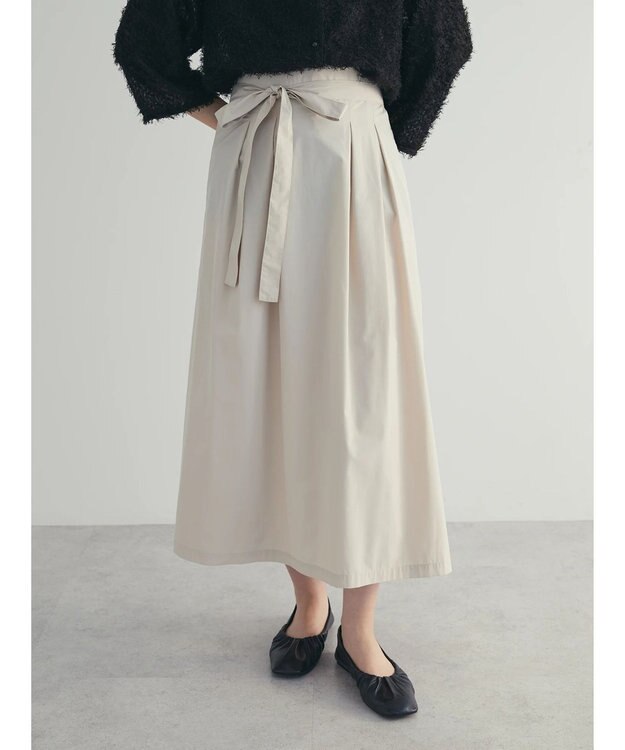 Green Parks armonia．ラップスカート Ivory