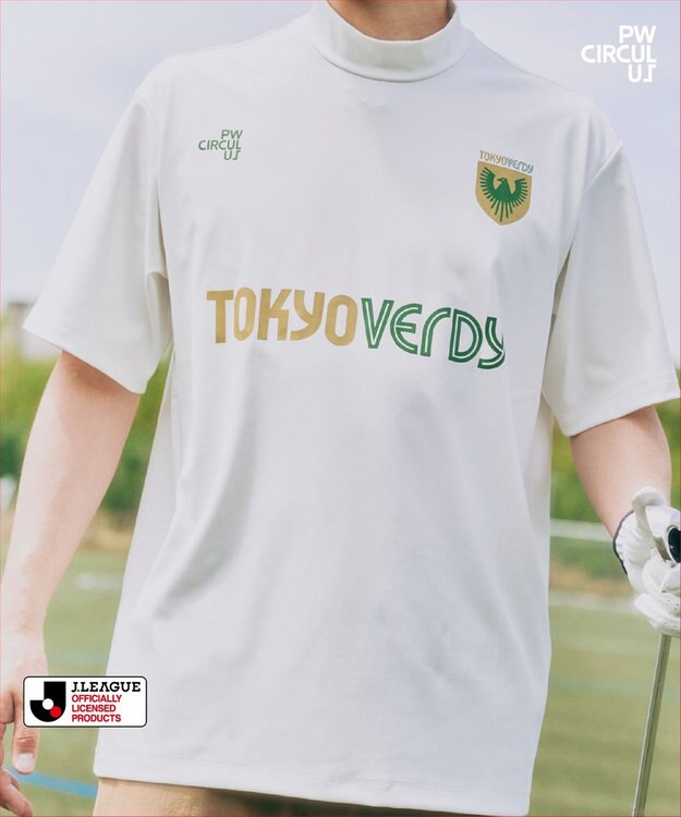 PW CIRCULUS 【UNISEX】J.LEAGUE モックネック J1所属の20クラブコラボ ゴルフ 東京ヴェルディ