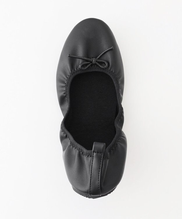 ANY SIS 【巾着付】折りたたみ スリッパ ブラック