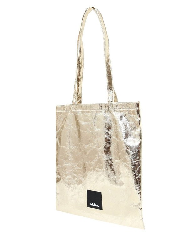 CRAFT STANDARD BOUTIQUE akha. メタリックトートバッグ Gold