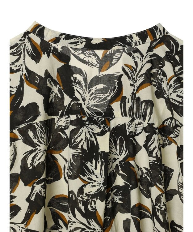 CRAFT STANDARD BOUTIQUE インド綿アソート柄シャツチュニック Ivory