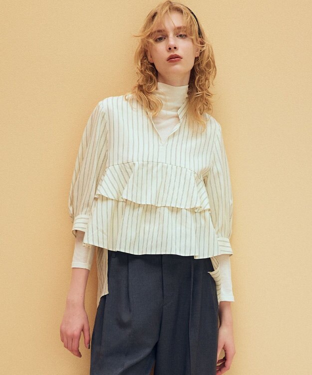 組曲 S ハイツイストシアー インナータートル ホワイト系