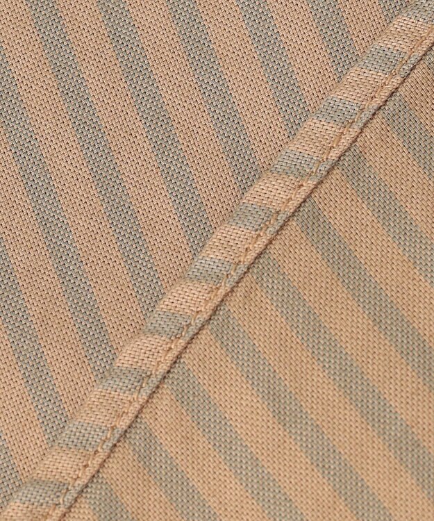 J.PRESS MEN 【大人気バックブル】オックスフォードストライプ チェック ガーメントダイ シャツ ベージュ系1