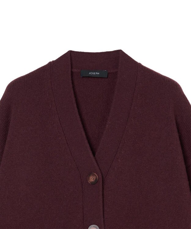 JOSEPH 【洗える】リュクスカシミヤカーディガン Maraschino