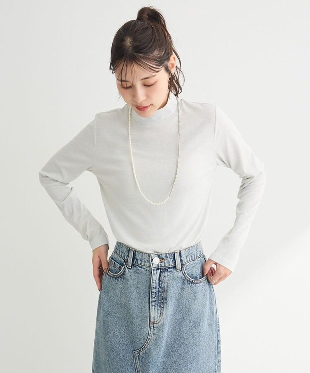 Green Parks ラメプルオーバー White