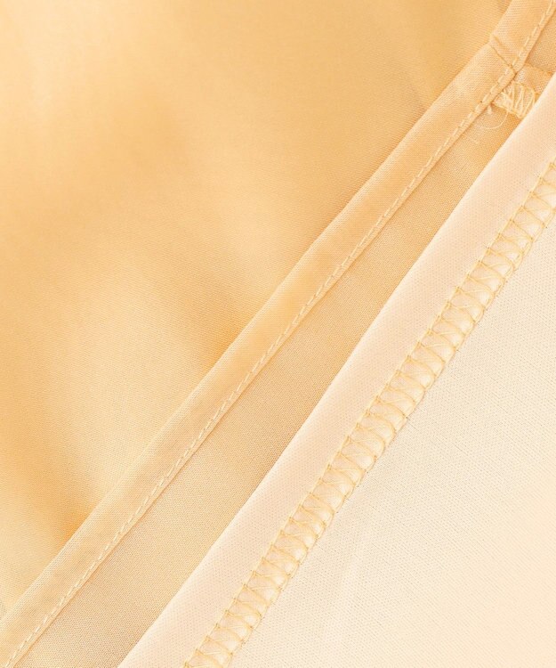 Feroux リボンタイフリルブラウス イエロー系