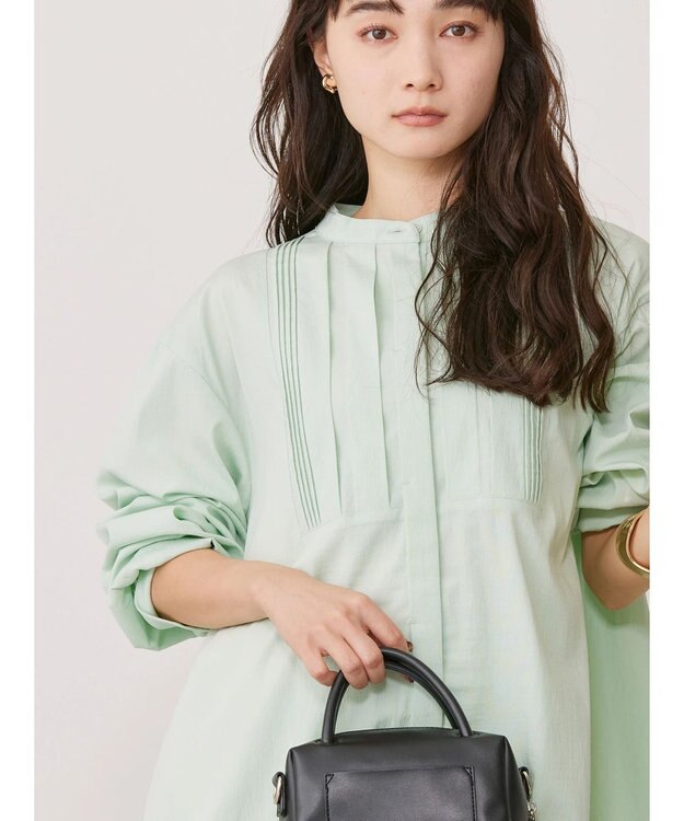 AMERICAN HOLIC ブザムバックボタンチュニック Mint