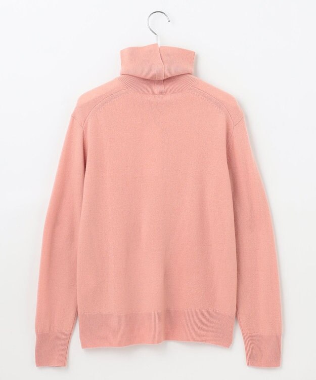 J.PRESS LADIES 【洗える】CASHMERE BLEND タートルネック ニット ピンク系