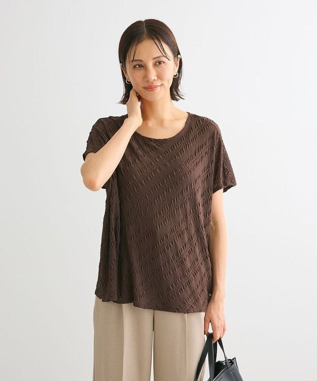 Green Parks ・ｆｕｒｒｙｒａｔｅバイヤスシャーリングプルオーバー Brown