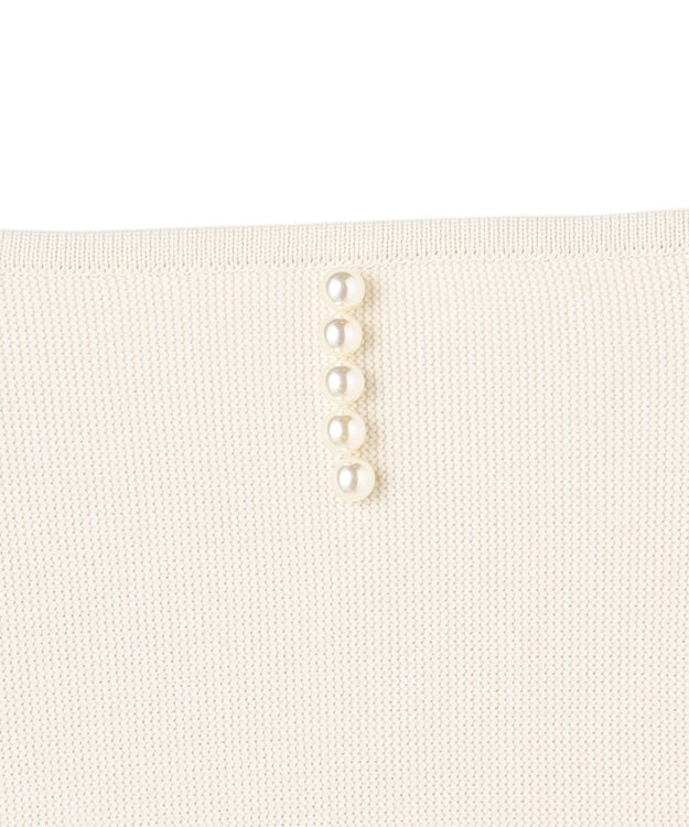 UNFILO BEAUTY FORM KNIT ペプラムセットアップ グレージュ