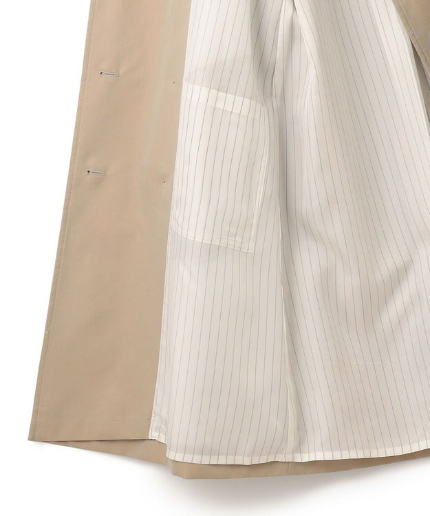 ICB 【撥水加工】ＴＣシャンブレーツイル トレンチコート ベージュ系