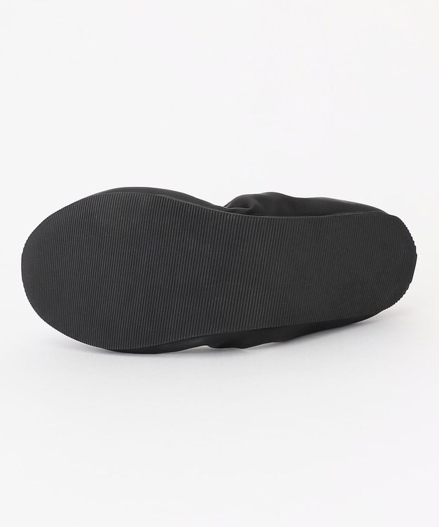 ANY SIS 【巾着付】折りたたみ スリッパ ブラック