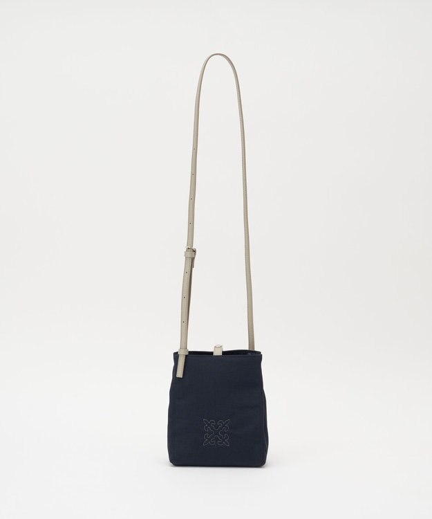 russet ナイロンミニショルダーバッグ(Z-235) Navy