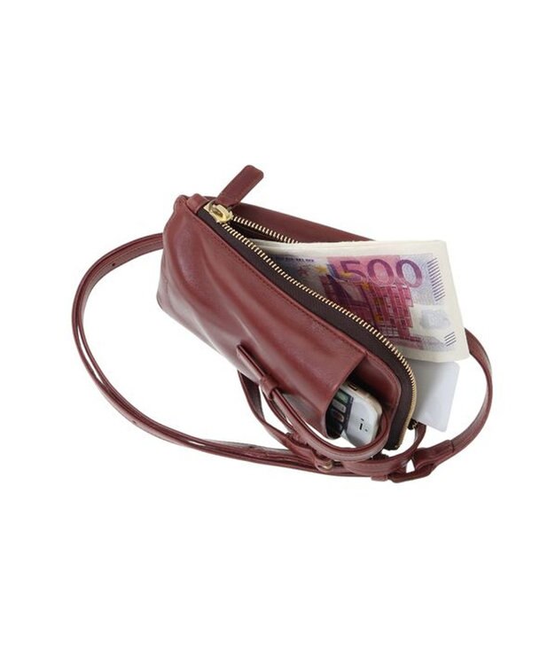 genten 【WEB限定カラー】パルトネル２ ポシェット ワイン